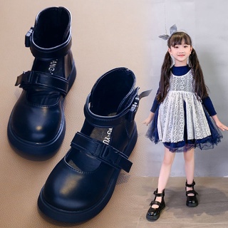Niñas princesa botas de cuero 2021 otoño de los niños hueco solo zapatos transpirables pequeñas niñas [2021]bfhf551.my