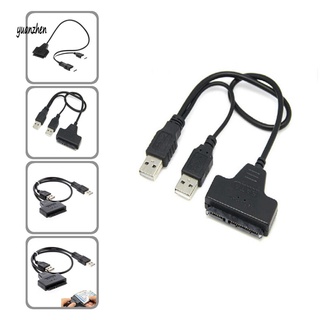 < yuanzhen > Unidad De Disco Duro SATA 7 + 15 Pines 22 A USB 2.0 Cable Adaptador Para Portátil 2.5 HDD