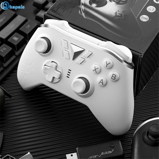 hapais Xbox Mando Inalámbrico Para one ,/PS3/PC Controlador De Videojuegos Con Conector De Audio-Blanco/Negro