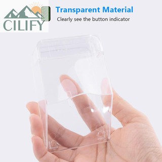Flk cubierta transparente impermeable para timbre inalámbrico de casa (8)
