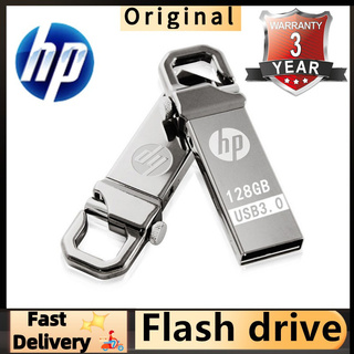 Unidad Flash HP de 128 gb de Metal de alta velocidad impermeable Pendrive USB3.0 unidad +adaptador OTG gratis