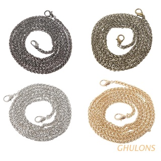 ghulons - bolso de repuesto para cadena, mango de hombro, bandolera, metal, 120 cm