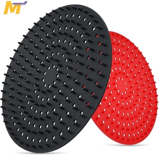 Silicone Air Fryer Liners Accessories 8 Inch Air Fryer Mat 2-Pack