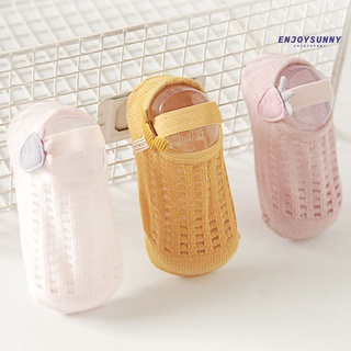 [EJOY BBshoe] 1 Par De Zapatos De Calcetín De Bebé Diseño De Malla Antideslizante Transpirable Niños Pequeños Calcetines De Piso Para La Primavera
