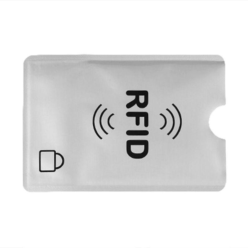 RFID Bloqueo Lector De Tarjeta De Crédito Protector De Protección Bolsa Antirrobo
