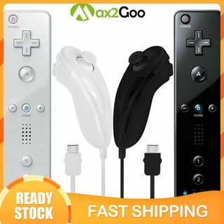 Fastliving mando inalámbrico Nunchuck incorporado en movimiento Plus para Nintendo Wii/Wii U hot