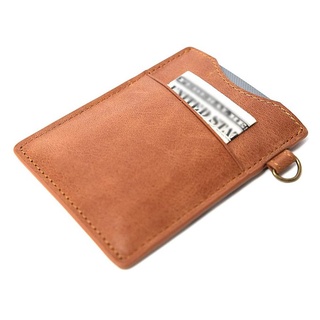 {Fa} cartera delgada minimalista/cartera Vertical para tarjeta de Bus/tarjeta de crédito