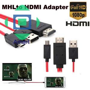 Nuevo adaptador M MHL HML Micro USB a HDMI 1080P HD TV Cable adaptador para Samsung