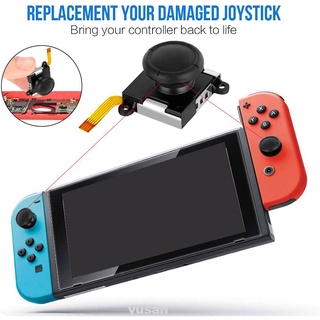 24 unids/set Joystick reemplazo casa izquierda videojuegos cruz destornillador herramientas de agarre accesorios para interruptor (3)