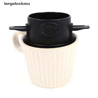 *largelookmu* 1pcs filtro de café plegable de acero inoxidable titular de café sin papel gotero venta caliente