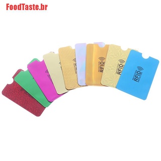 [FoodTaste] 10 fundas mixtas RFID para tarjetas bancarias protección NFC Anti- (7)