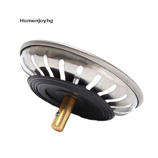 hhg> tapón de drenaje de acero inoxidable para fregadero de cocina, tapón de basura, 83 mm