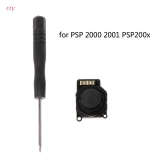 cry replace 3d analógico joystick botón con destornillador para psp 2000 2001 200x