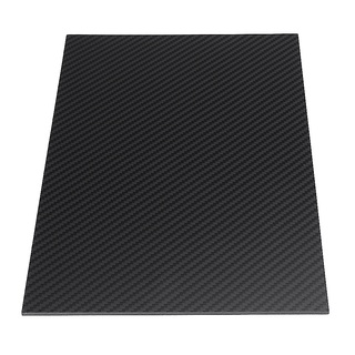 300x500mm 3k fibra de carbono tablero de fibra de carbono placa de sarga tejido mate hoja de panel 0.5-5 mm de espesor