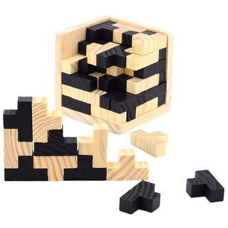 Wonderful Brain Puzzle Game 54T Russia Ming Luban Cubes Educational Toys For Children BI (4)
