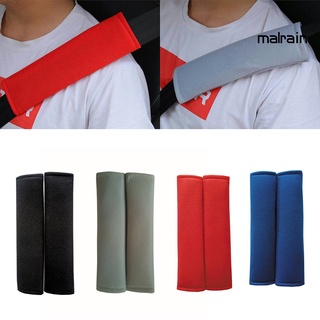 mr- 2 cojines de cinturón de seguridad cómodos hipoalergénicos de algodón cinturón de seguridad de hombro cubiertas para cinturón de seguridad