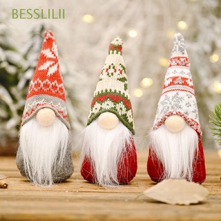 BESSLILII Decoration Christmas Plush Doll Home Xmas Faceless Gnome Santa New Gift Tree Hanging Ornament Party Supplies Forest (1)