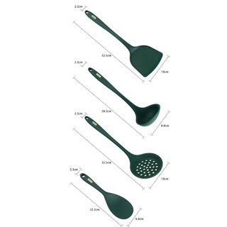 caplin1 vajilla utensilios de cocina gadgets sopa cuchara herramientas de cocina cuchara accesorios pala de silicona utensilios de cocina espátula antiadherente (3)