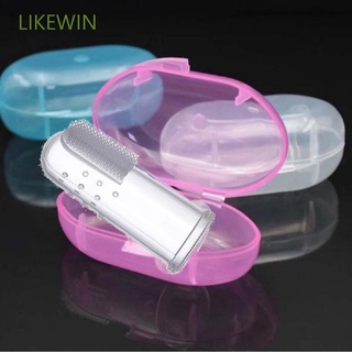 Likewin 2 pzs caja De almacenamiento De dientes/cepillo De dientes/multicolores De silicona Pp con Manga Para perros/Gatos