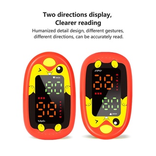 lindo sensor de oxímetro portátil de dedo para niños detección rápida de una tecla