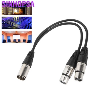 Sinhopsa JORINDO JD6068 XLR macho a doble hembra Cable Y tipo divisor micrófono de Audio M (9)
