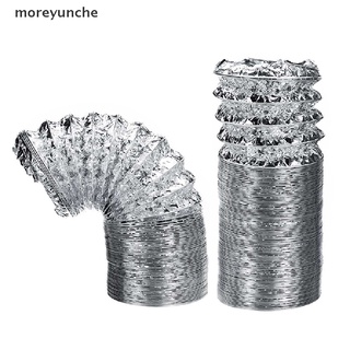 moreyunche 4 pulgadas ventilador de aluminio tubo de ventilación de aire manguera flexible conducto de escape 1,5 m co