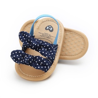 Sandalias Para niña bebé verano zapatos De Lona De algodón a rayas Arco sandalias Para bebé sandalias De playa recién nacidos mocasines Para niñas (6)