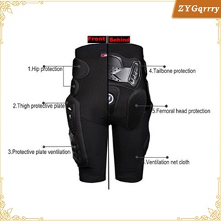 pantalones de engranaje protector para motocicleta motorcross carreras de equitación - negro