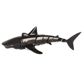 RC Boat 2.4G Control remoto tiburón con luz RC tiburón juguete USB recargable para piscina baño juguete