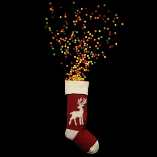 Árbol de navidad calcetín lindo 3D alce calcetines de navidad colgante colgante chimenea árbol de navidad decoraciones bolsa de caramelo (6)