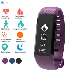Smart Bracelet Bluetooth Blood Pressure Heart Rate Monitor Waterproof Sport Watch for IOS Android