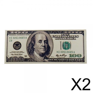 [FIGATIA2] 2 x bolso Unisex versión antigua USD 100 cartera mujer y hombre bolsa plegable