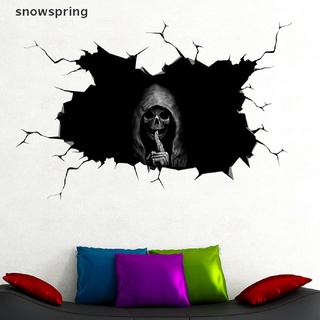 snowspring - pegatinas de halloween para pared, diseño de calavera, diseño de ventana de coche