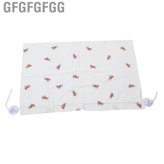 Gfgfgfgg Cortina De algodón con estampado De flores Para Sombra De Sol Universal De coche