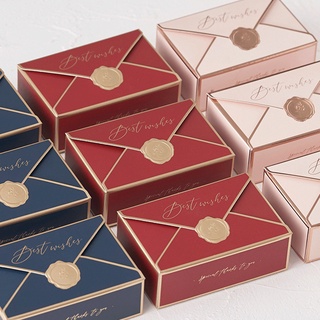 dabney 10pcs caja de caramelos creativos suministros de fiesta caja de embalaje cosmética decoración de boda chocolate cumpleaños simple ins bolsas de regalo/multicolor (6)