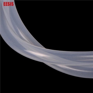 Eesis Tubo De silicona Translúcido Transparente De 1m grado alimenticio no Tóxico/goma flexible Para leche/cerveza (3)