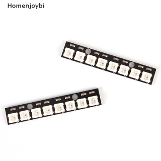 Hbi> Black 8 Channel WS2812 5050 RGB 8 LEDs Light Strip Driver Board for Arduino well (6)