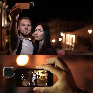ce mini 3.5mm jack recargable 16 led selfie flash relleno de luz para smartphone
