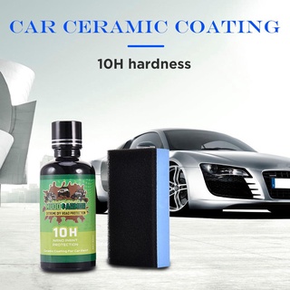 etaronicy 50ml cerámica revestimiento de coche vidrio líquido dureza 10h cuidado de la pintura nano recubrimiento