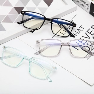 hombres/mujeres gafas de radiación gafas marco de plástico coreano marco cuadrado anti azul gafas de luz transparente gafas (2)