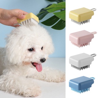 ARTOLA Gentle Massage Brush Washer Cat Cleaning Brush Dog Combs Silicone Wash Tools Bristles Quickly Puppy Bath Brush Soft Cleaner Pet Supplies/Multicolor (8)