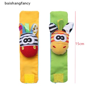Bsfc Infant Baby Kids Socks Rattle Toys Animals Wrist Rattle And Socks 0~24 Months Fancy