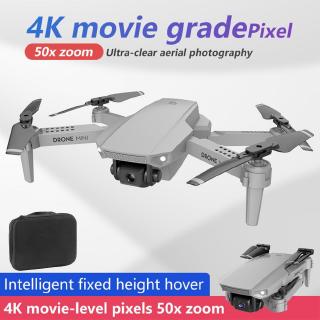 nuevo e88 mini drone altura fija 4k fotografía aérea plegable quadcopter long endurance control remoto aviones
