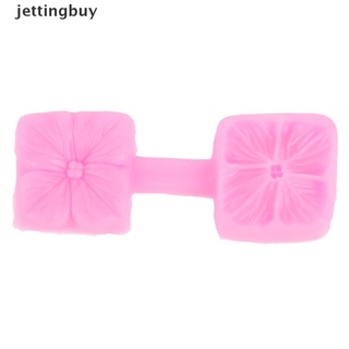 [Jettingbuy] molde de silicón de flores 3D/Fondant/utensilios de decoración de pasteles/suministros de cocina (2)