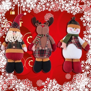 Papá noel muñeco de nieve alce navidad peluche muñeca de navidad lindo regalo (2)