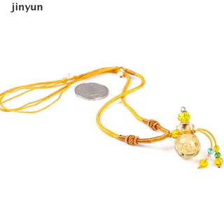 collar de botella de aceite esencial de cristal luminoso en forma de calabaza jinyun colgante lanugo.