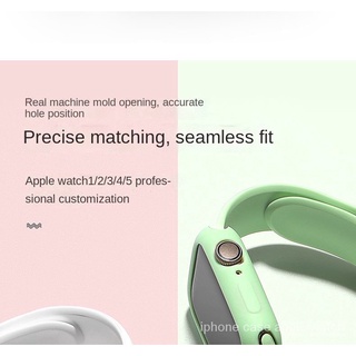 Funda Protectora Para Apple watch 7/De Silicona Suave Para Reloj iwatch 7-45mm/41mm/Manga (7)