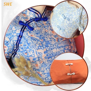 SWE 10 Pairs Chinese Handmade Cheongsam Buttons Knot Fastener DIY Clothing Accessory