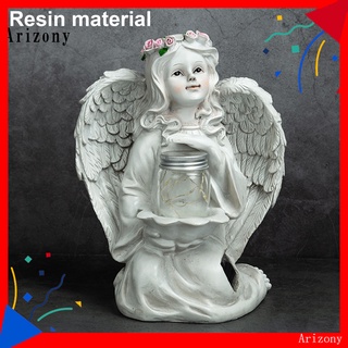 ay atractiva estatua de ángel hermosa resplandor estatua de mesa lámpara decorativa decoración de jardín