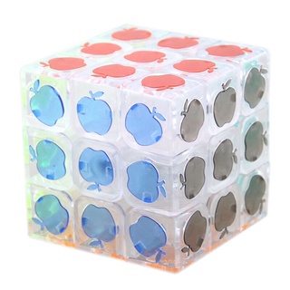 moyu crystal 3x3x3 cubo mágico profesional velocidad rompecabezas 3x3 cubo sin pegatinas
